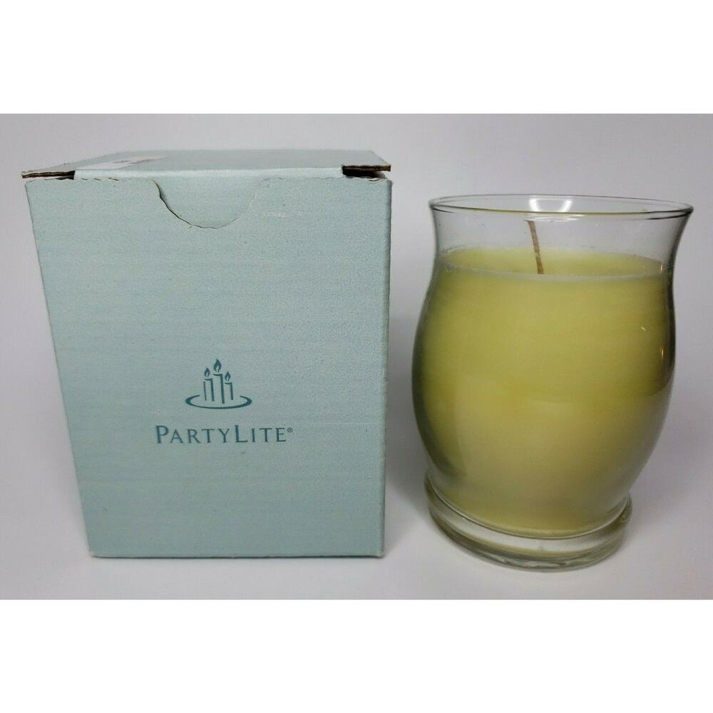 PartyLite Barrel Glass Jarβ Candle 11oz Mojito P5G/G11524